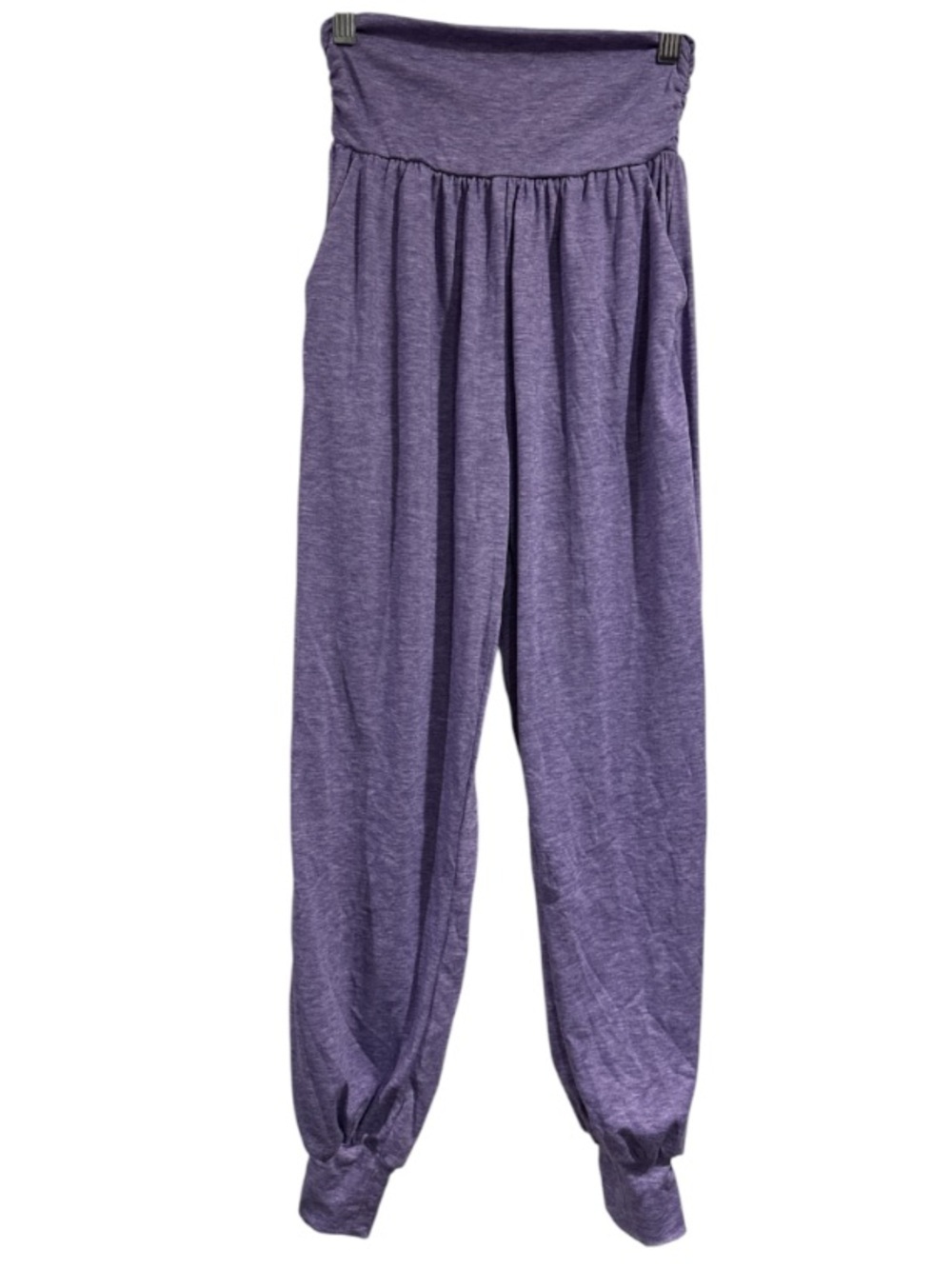 Purple High-Waist Lounge Pants joggers small NEW Locoowai